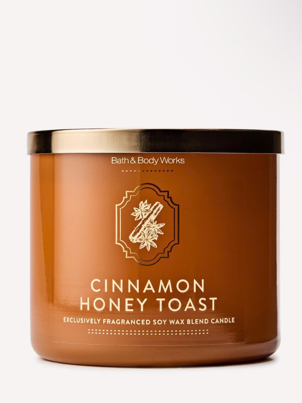 Bath & Body Works Cinnamon Honey Toast Three Wick Candle